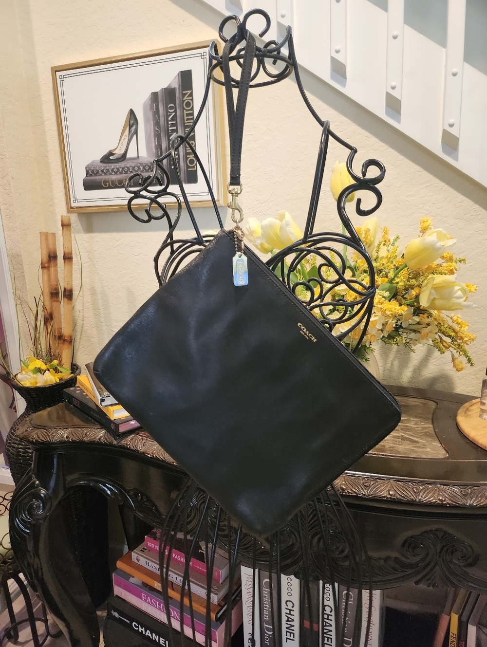 Coach large Wristlet / pouch 11x9"